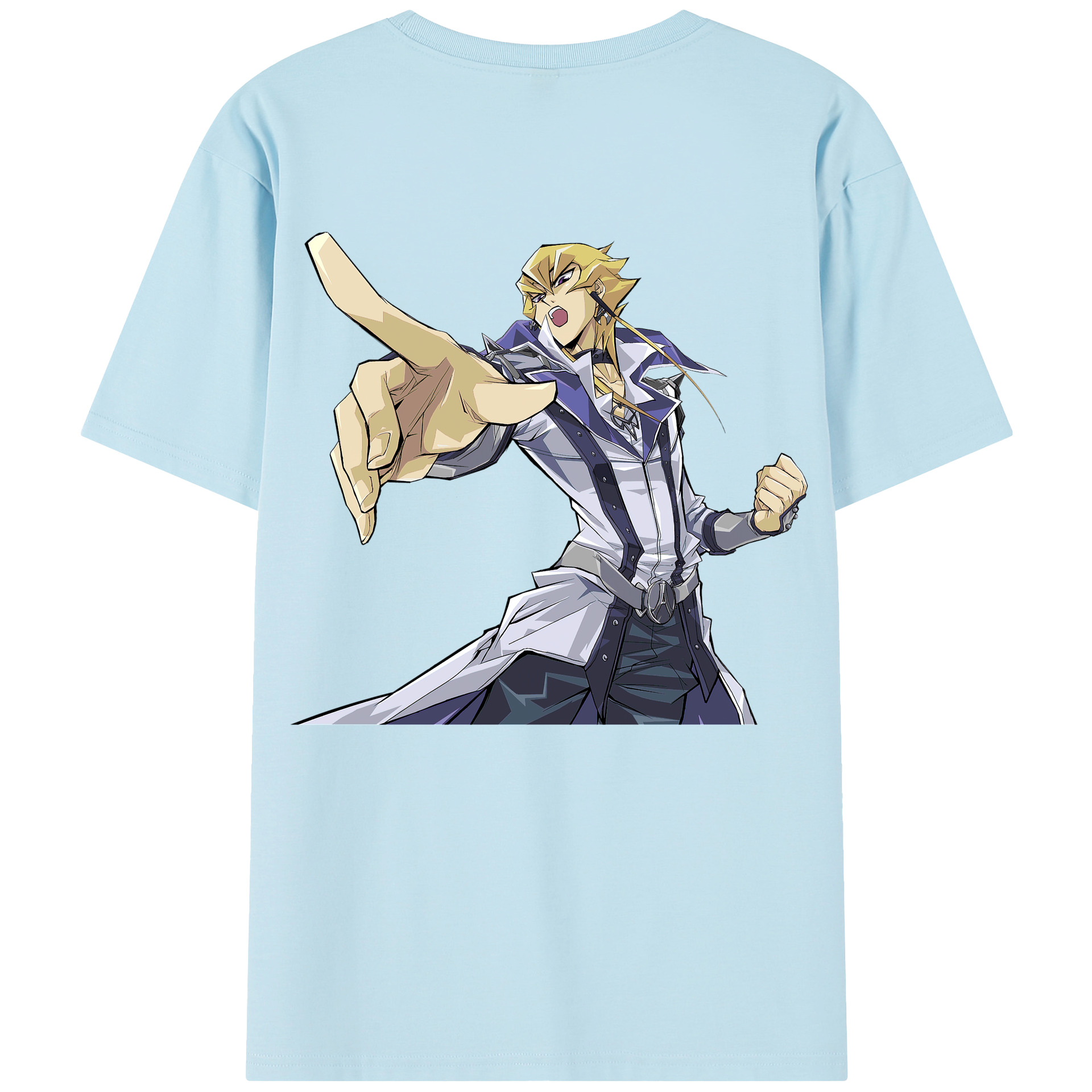 （画像用） 遊☆戯☆王 Yu-Gi-Oh! 綿100％半袖Tシャツ（背面プリント）